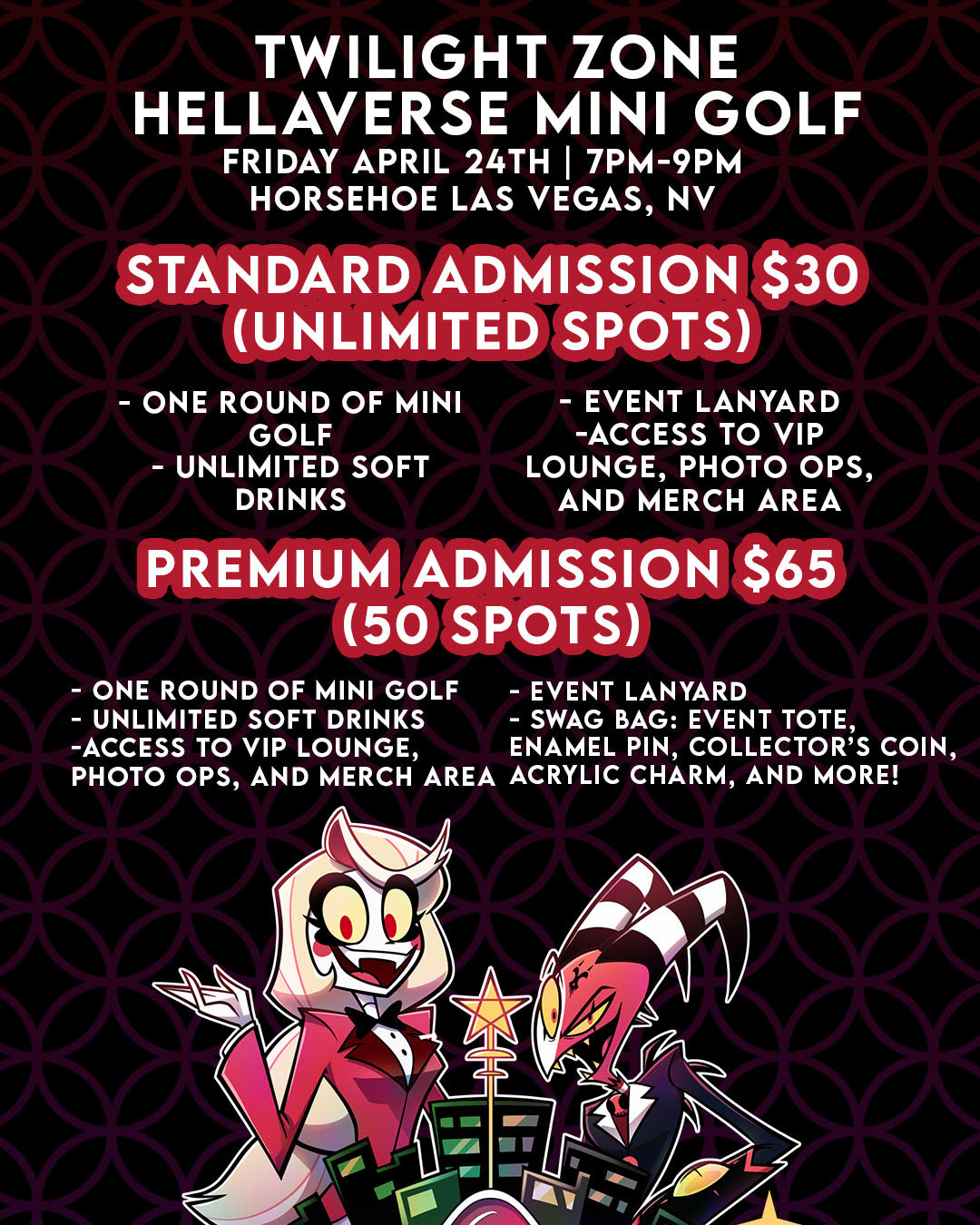 Ticket for 2026 Unofficial Sin City Fan Event by Den of Iniquity