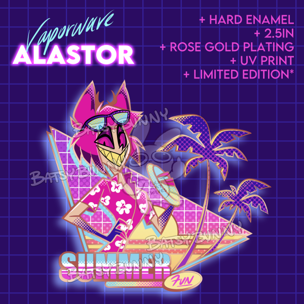 PRE-ORDER Limited Edition AlVox Vaporwave Enamel Pin Set