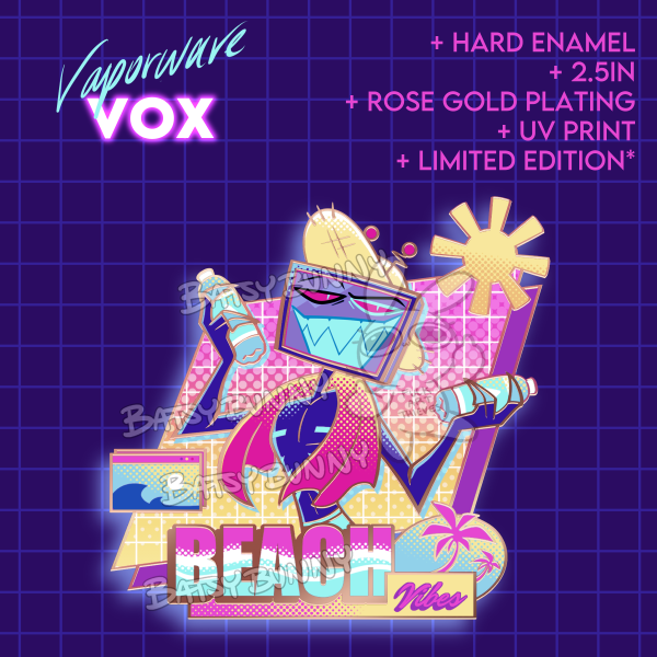PRE-ORDER Limited Edition AlVox Vaporwave Enamel Pin Set