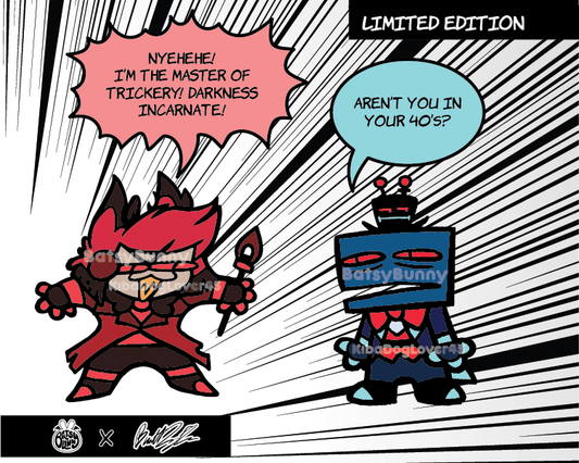 PRE-ORDER 1in Doodle Alastor Vox SET 1 Hard Enamel Pin Hazbin Hotel KibaDogLover45 Collab