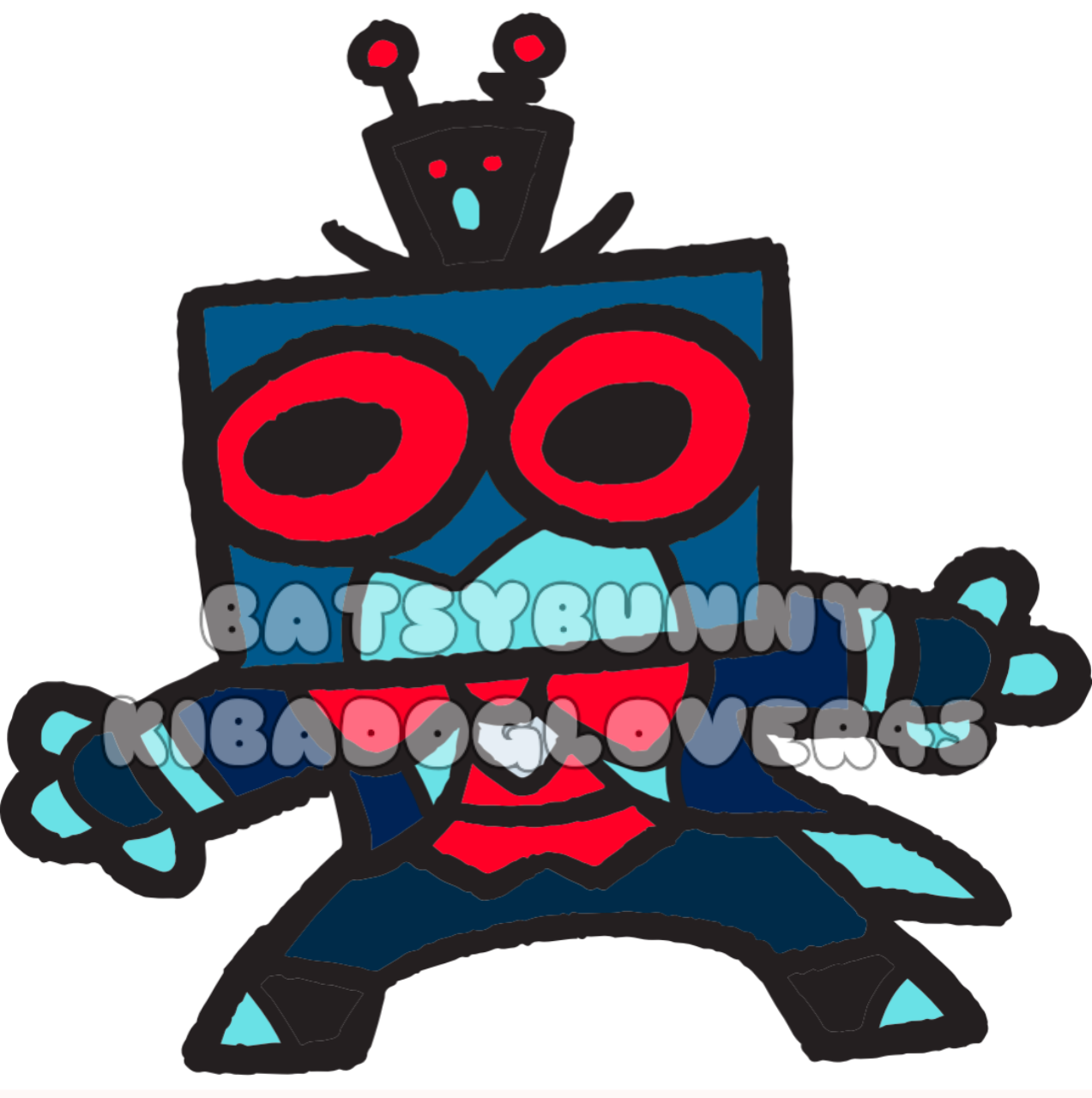 PRE-ORDER 1in Doodle Alastor Vox SET 3 Hard Enamel Pin Hazbin Hotel KibaDogLover45 Collab