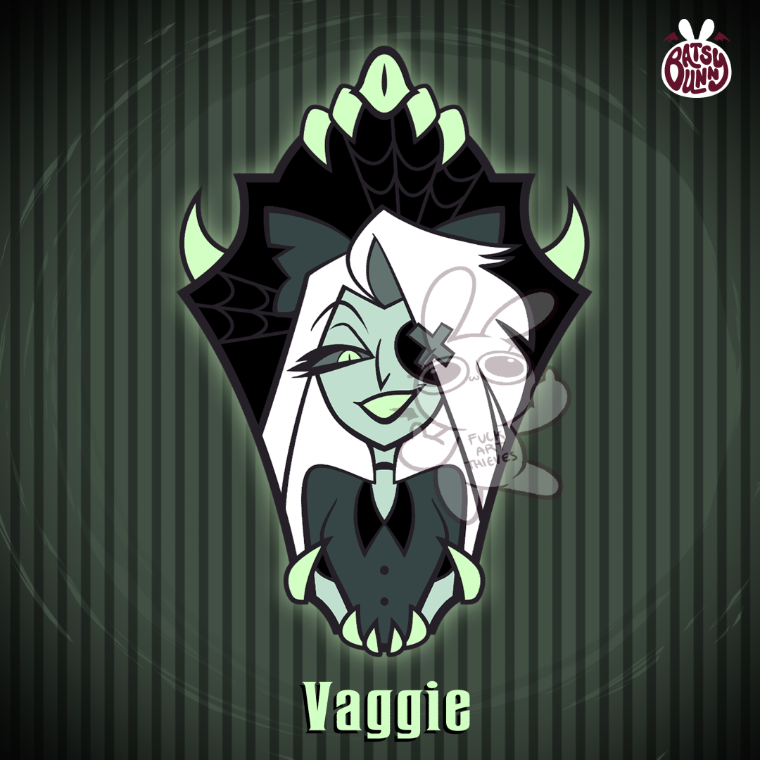 PRE-ORDER 2in Shifty Eyes VERSION 2 Halloween Hard Enamel Pin Set Hazbin Hotel Lucifer Charlie Morningstar Vaggie Demon Alastor